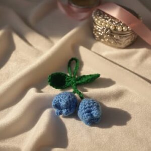 BLUE TULIP KEYCHAIN
